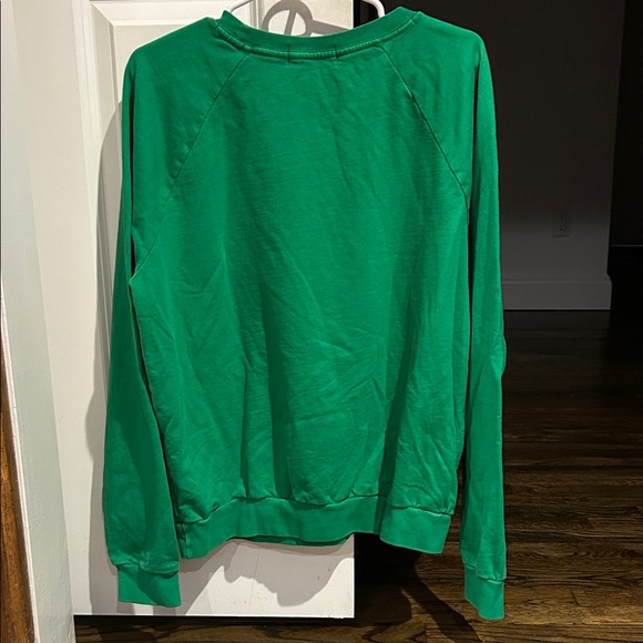 TALENTLESS Green Women's Crewneck Sweatshirt Size Medium - Picture 5 of 6